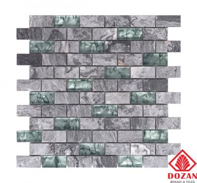 High standar Hand Made Customized Interior wall Wholesale Tile Glass Mosaic
