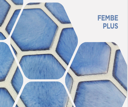 Mosaico de vidrio ecológico Fembe Plus
